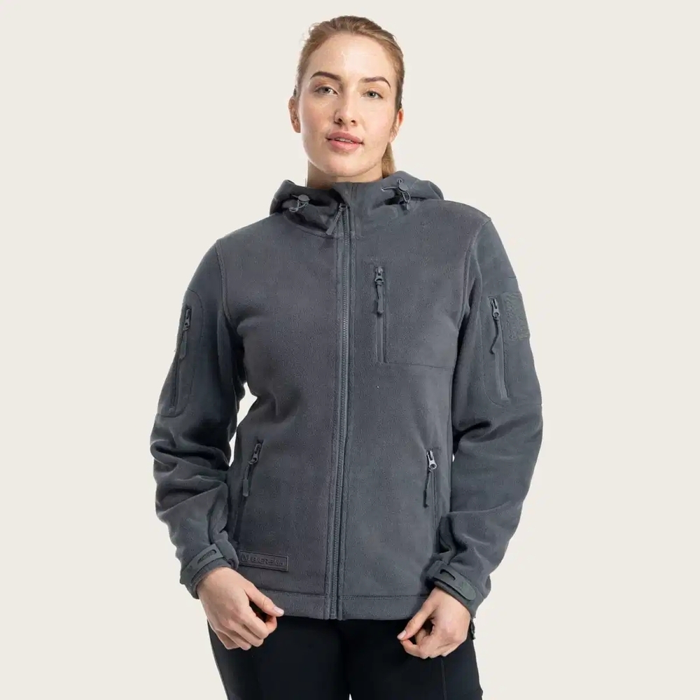 Baerskin Women's Charcoal Tactical Hoodie, Large